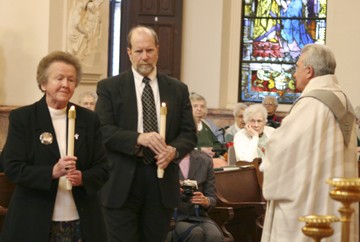 News conference and celebration