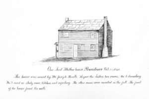 Sketch 01: First motherhouse, Providence, Oct. 22, 1840