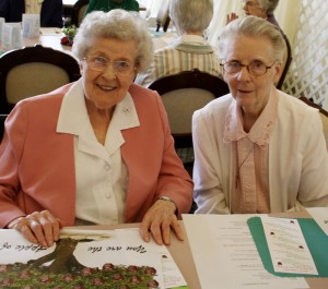 Sister Dorothy McLaughlin, left, with Sister Betty Donoghue.