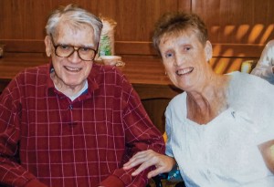 Part of Sister Claire's current ministry is work as a home health care provider, allowing older people who need special care to stay in their homes longer. Among those she's helped is her uncle, shown here.