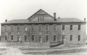 The original St. Joseph School in Jasper.