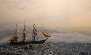 This is a snapshot of Diorama No. 4, "The Crossing."