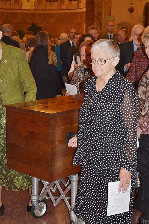 Transferring Saint Mother Theodore Guerin’s remains