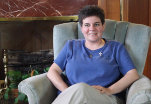 Sister Regina during our video interview this year. Watch the videos here.