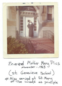 Reverend Mother Mary Pius