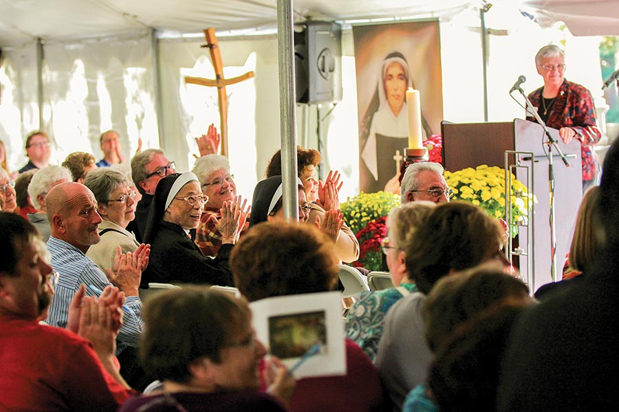 Celebrating a new shrine for Saint Mother Theodore