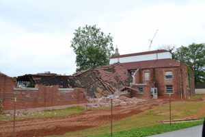 On June 1, S&G Excavating, located in Terre Haute, began tearing down the "Old Gym."