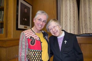 Sister Barbara Battista (left) and Sister Francis Edwards. Photo provided by Sue Weatherwax.