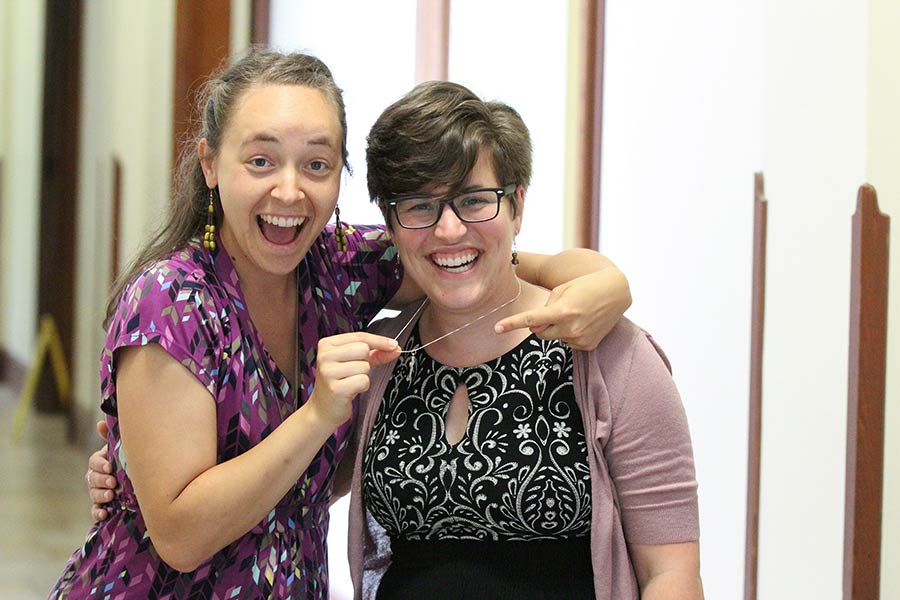 Sister Emily TeKolste entrance to the novitiate Aug. 5, 2017