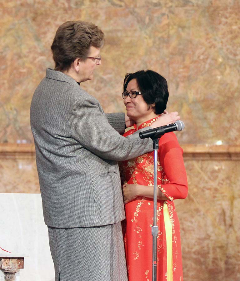 Celebrate! Sister My Huong Pham transfers vows