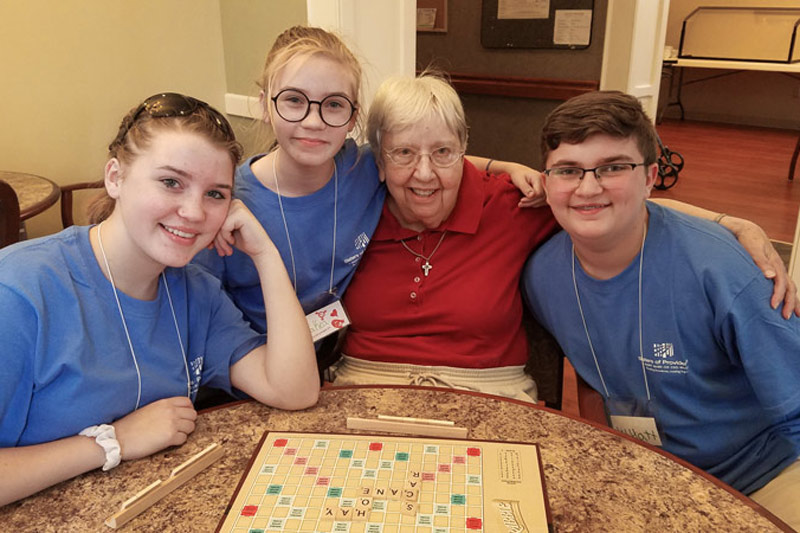 Providence Teen Volunteers summer 2019