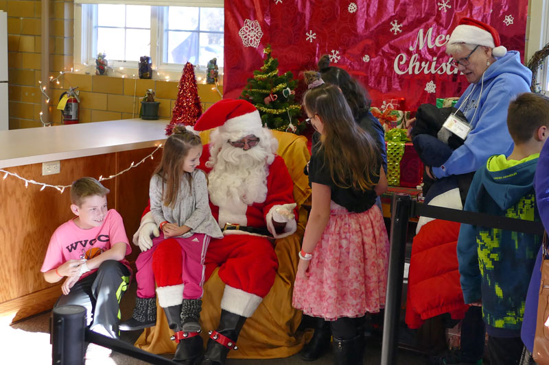 Santa visits the Sisters of Providence!