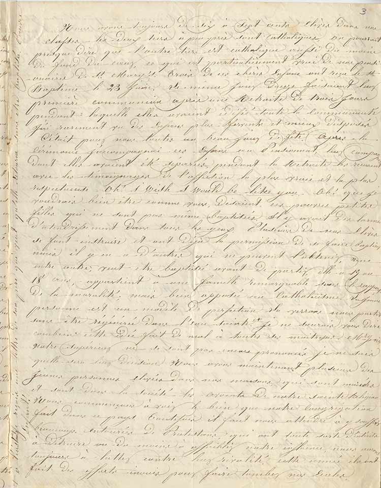 Journals and Letters week 35: Letter of instruction, letter of prayer