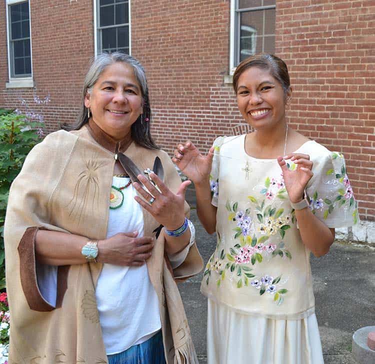 Sister Joni Luna professes final vows, Sister Jessica Vitente professes first vows