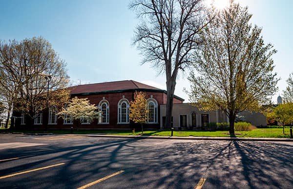 Parking outside of O'Shaughnessy Hall