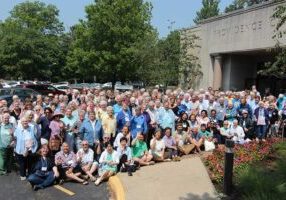 The full group of Sisters of Providence and Providence Associates gathered for the annual meeting