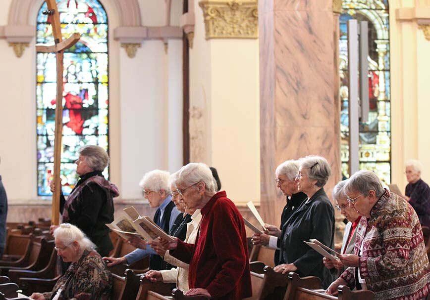 Senior jubilarians join in the Mass